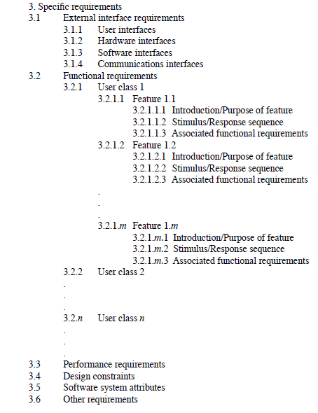 Srs Template Ieee Standard Pdf